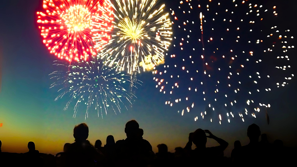 Fuegos artificiales del 4 de julio Indianápolis