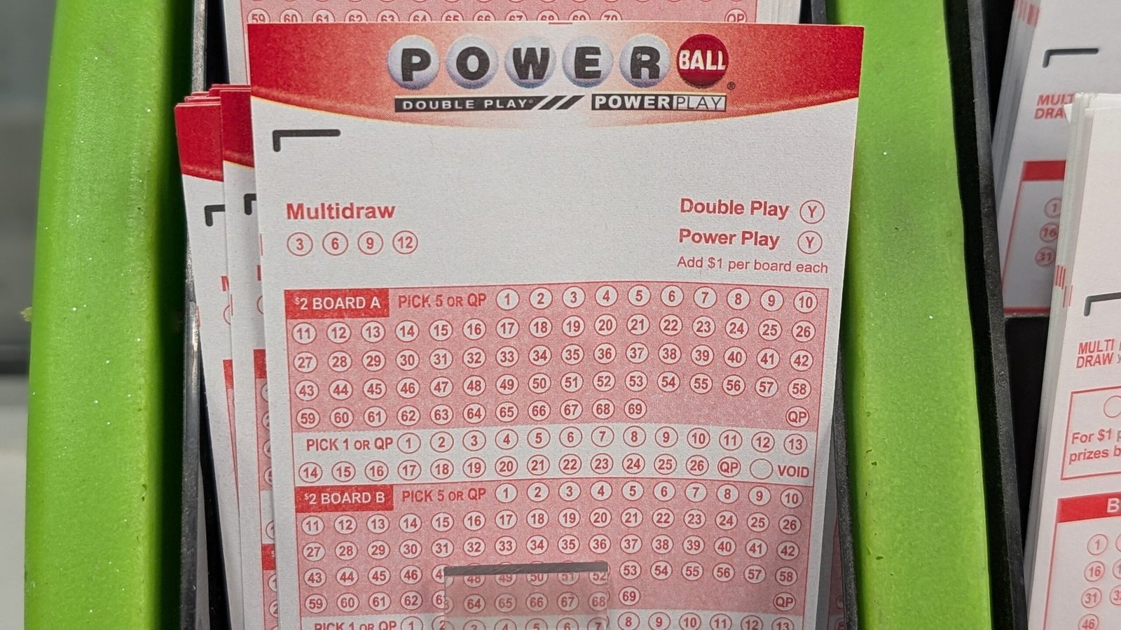 boleto ganador de Powerball