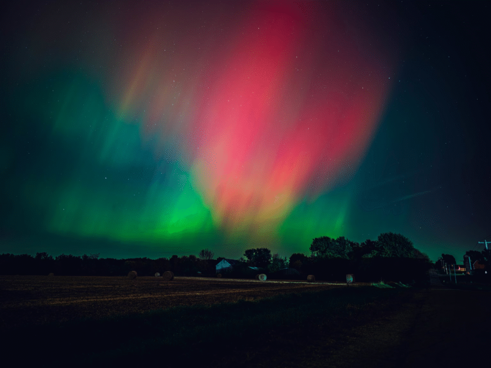 auroras boreales en Indiana