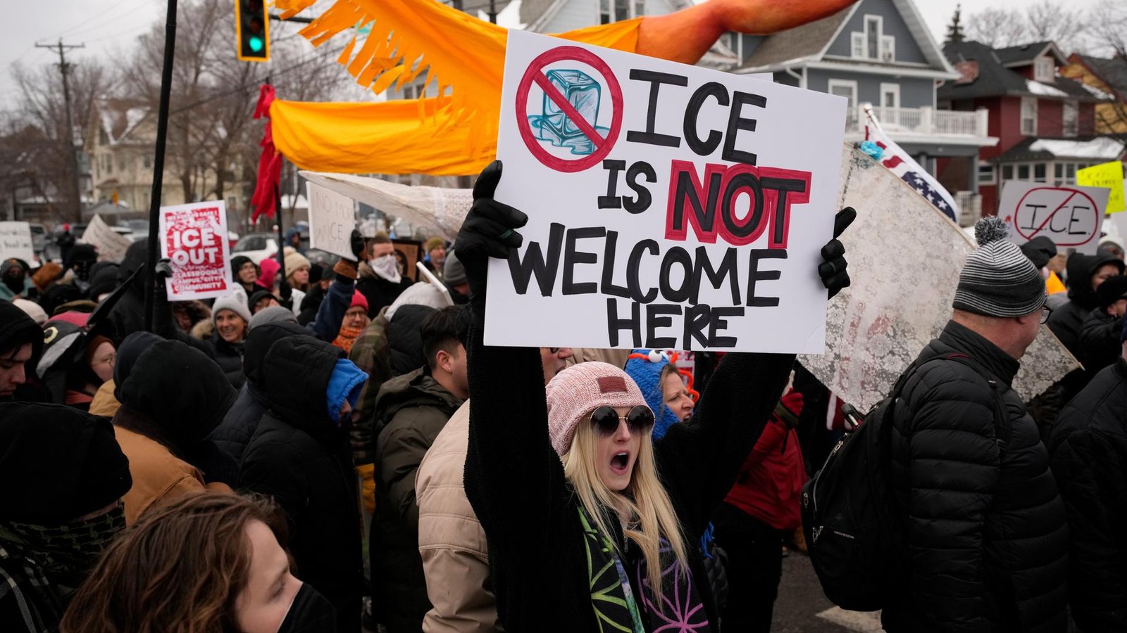 protestas contra ICE en Indiana