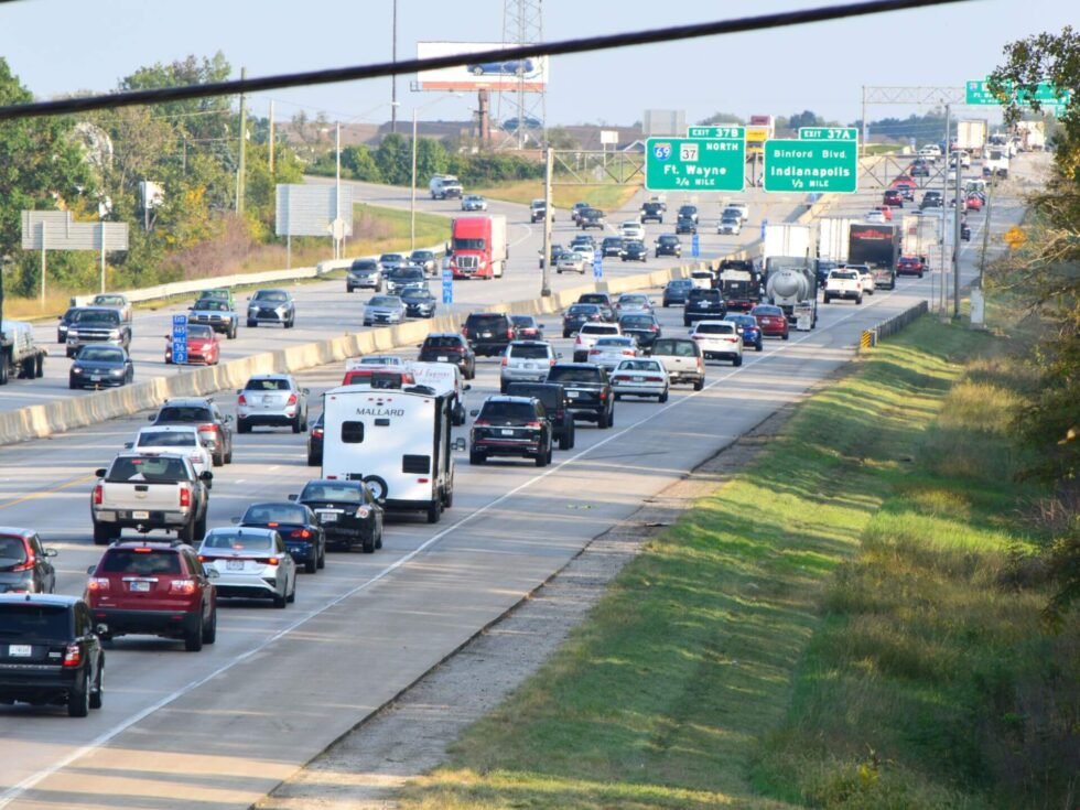 carriles en la I-465